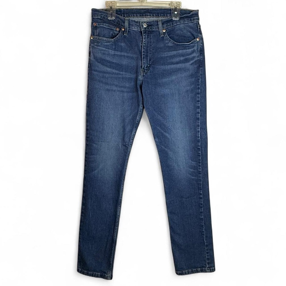 Levi's 511 Blue Straight Denim Jeans Mens Size 34x34